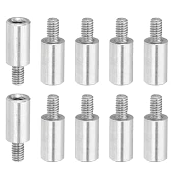 PATIKIL 10 Pcs M2.5x8+4mm Stainless Steel Standoff Extension Posts ...