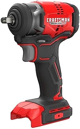 CRAFTSMAN V20 RP Cordless Impact Wrench, 3/8 inch Drive, Bare Tool Only (CMCF911B)
