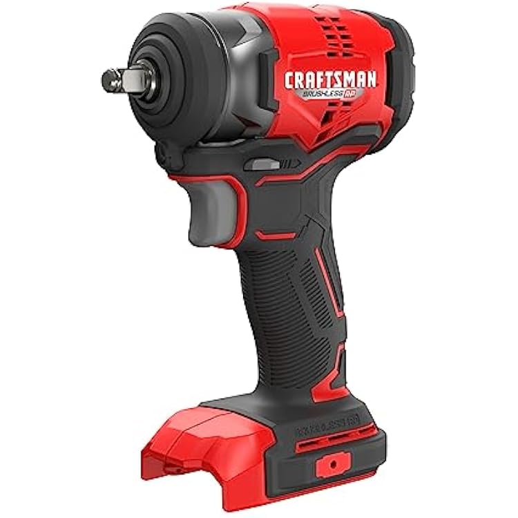 CRAFTSMAN V20 RP Cordless Impact Wrench, 3/8 inch Drive, Bare Tool Only (CMCF911B)