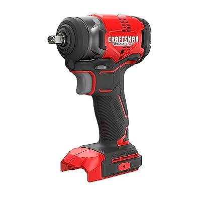 CRAFTSMAN V20 RP Cordless Impact Wrench, 3/8 inch Drive, Bare Tool Only (CMCF911B)