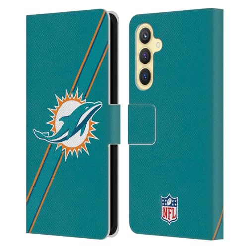 Funda libro Samsung Galaxy S23 FE 5G NFL Miami Dolphins carcasa billetera cuero