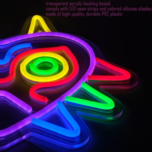 Image of Neon Sign LED Light,Neon Sign for Majora's Mask Gaming Room Wall Decor Gamer Gifts of LED Sign Mask Game Room Wall Decor LED Neon Light for Game Fans (Majoras Mask)
