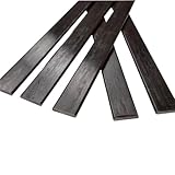 20pcs Carbon Fiber Plates 3/4/5/6/10mm Width 500mm Length 0.5mm Thickness, Fiber Construction Board(1x3MM)