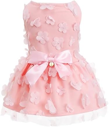 Furbabycare Dog Princess Dress - Bling Bling Lace Camisole Tutu Skirt For Small Dogs