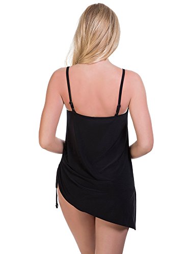 Magicsuit Women's Solid Brynn V-Neck One Piece Swimsuit with Underwire Bra and Adjustable Straps3