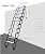 Concertina Loft Ladder Alloy Attic Access Ladder Pull Down Attic Ladder Non-Slip Steps Attic Stairs Indoor and Outdoor Telescoping Ladder Folding Ladder,2.7