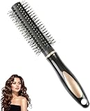 radial styling (style.32) 【Effizientes doppellagiges Borstendesign】Ausgestattet mit zweilagigen Borsten, ermöglicht diese Föhnbürste ein schnelles und einfaches Styling. Es schafft effizient Locken, verleiht Volumen oder glättet das Haar, wenn es mit einem Haartrockner verwendet wird, was es zu einem Muss für Anfänger und Profis macht.