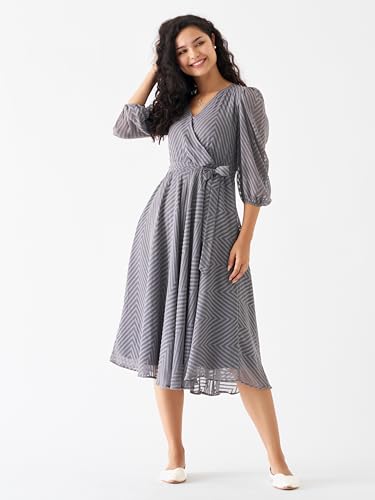 Image of AASK Women Fancy Plain & Solid Designer Dress for Women