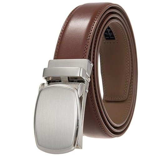 Ceinture homme boucle automatique luxe en cuir élégant pour le bureau