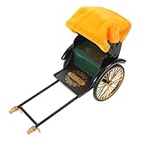 Decorazione vintage per casa: Il Retro Ricksha, appartenente alla categoria Collectible Vehicles, offre una miniatura di triciclo in lega con dettagli intricati, ideale come ornamento scrivania o esposizione su mensole, portando un tocco di fascino retrò agli ambienti domestici