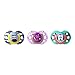 Tommee Tippee Day and Night Pacifier, 18-36 Months, Symmetrical Baglet, BPA-Free Binkies, Colors and Designs May Vary, Pack of 3