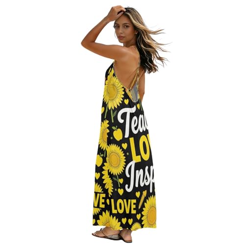 Robe d'été pour femme avec dos bas dégagé pour une fraîcheur maximale