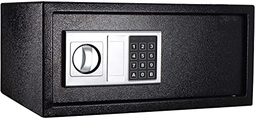 Coffre-fort de sécurité électronique à clavier numérique et éclairage LED pour bureau