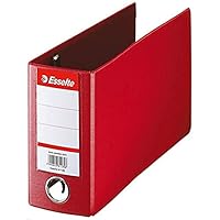 Classeur Banque Esselte Noir - Format 160x280 Mm, Dos 80 Mm, Capacité 500 Feuilles - 6