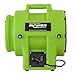 Industrial Blower Depot BIP12 Plastic Blower 2,200 CFM, Single Speeds & 1HP | Includes 4 EPDM Rubber Supports | Super Quiet, UV Resistant | Certified Quality & Reliability