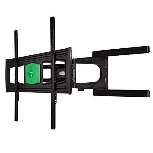 Hama TV-Wandhalterung (neigbar, schwenkbar, vollbeweglich für Fernseher von 37-65 Zoll (94 cm bis 165 cm Diagonale), inkl. Fischer Dübel, VESA bis 700x500, max. 35 kg) schwarz, 00108751