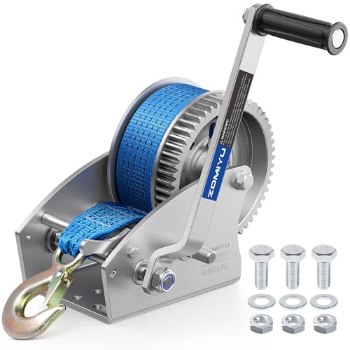 ZOMIYU 4000lb Boat Trailer Winch