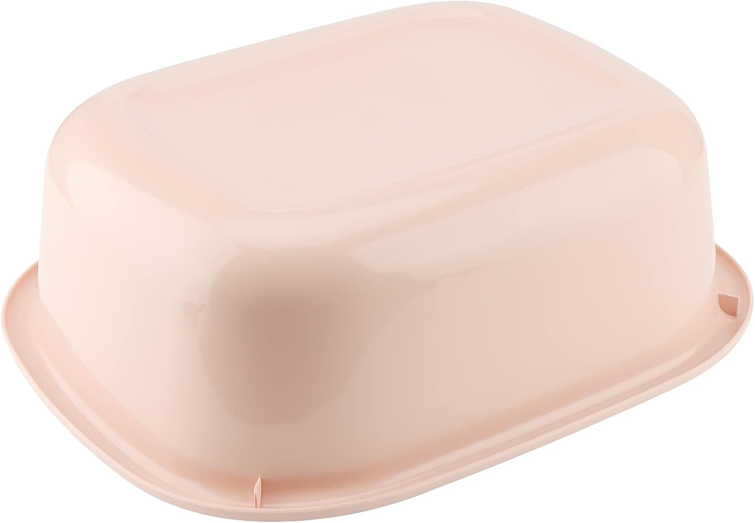 6 Pack 13L 12 Quart Dish Pan, 14.5 x 11.8 x 4.7 Inch Plastic Wash Tub Basin, Stackable Commercial Bus Box for Washing Dishes