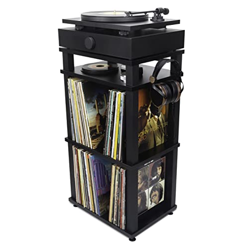 SpinTrio Record Player System by Andover (Black)