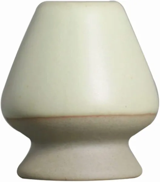 Matcha Tea Whisk Holder Ceramic Holder for Bamboo Matcha Chasen fit for Matcha Chasen Tea Set Accessories (Light Green)