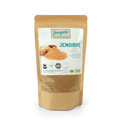 FOORGANIC Harina de Trigo Sarraceno Ecológica Foorganic 500g | Sin Gluten | Ideal para Repostería y Cocina Saludable | Producida en España | Sin aditivos