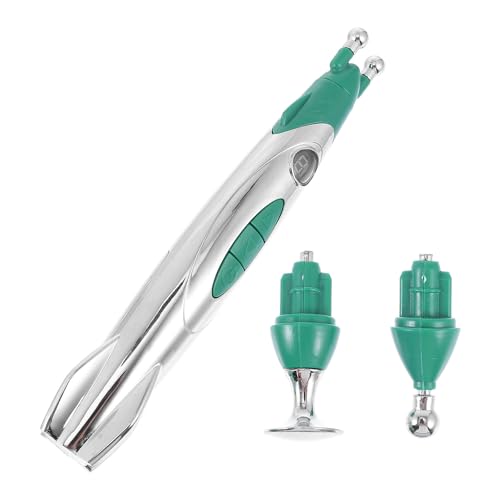 TOYZFRIENDY Lápiz Eléctrico de Acupuntura para Masaje Corporal, Pluma de Acupresión Portátil sin Batería, Herramienta Eficaz para Alivio en Cuello, Espalda y Hombros, Masajeador de Puntos