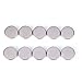 30 Pcs Empty Round Metal Tin DIY Palette Press Pans For Eyeshadow Pressing Pigments into Palettes,Diameter 15mm by Team-Management