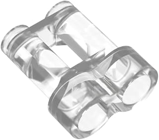 Gobricks GDS-1048 30162 Props Equipment Binoculars, Trans-Clear, 50 pcs | Compatible with LEGO bricks. MOC components for major building brands, consistent color matching.