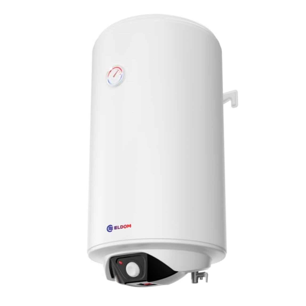 Eldom Spectra 80L Electric Storage Water Heater, 2kW Vertical Boiler with Safety Valve, Enamelled Tank, Mechanical Thermostat & Energy Class C | Durable Hot Water Cylinder for Home & Office Use