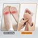 Silicone Anti-Friction Toe Protector,Gel Toe Separators Breathable Little Toe Covers for Men Women,Soft Clear Little Toe Protectors Caps Guards,Toe Sleeves for Corns, Blisters and Pain Relief (30pcs)