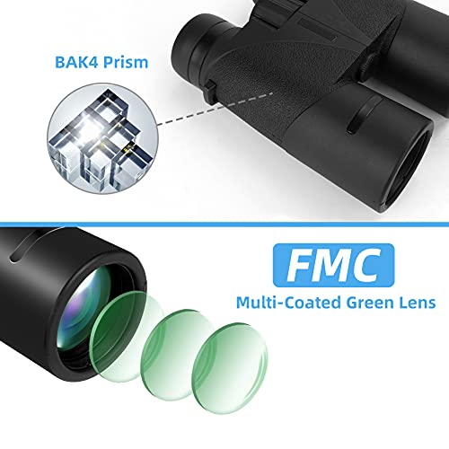 zootop 12 x 42 Fernglas mit Smartphone-Halterung, N2 Wasserdichtes Fernglas für Erwachsene Anti-Shake High Power… – Bild 5