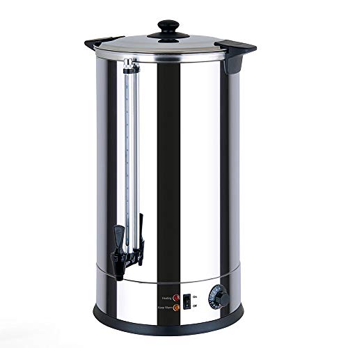 Generic CTRN30 Catering Urn, Hot Water Boiler & Dispenser, Ideal for Home Brewing, Commercial or Office Use, 30 Litre Capacity