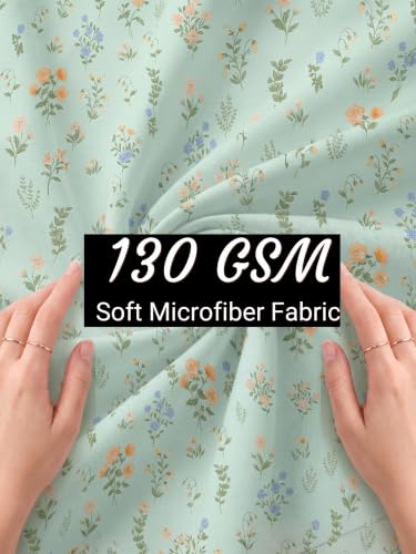 Image of Mafatlal 130 GSM Pearl Designer Single Bed Sheet Set with 1 Pillow Cover | 60 x 90 Inch | Skin-Friendly Microfiber Fabric | Lightweight, Quick Dry, Stylish Bedroom Essential | Pastel Green