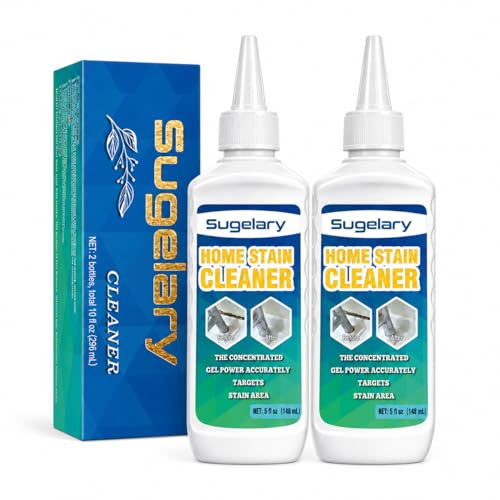 Image of Sugelary Mold Stain Cleaner, 10 Fl oz All-Purpose Gel for Front Loader Seal, Household Cleaner Gel for Bathroom Grout, Sink, Shower, Caulk, Washing Machine Cleaning Solution