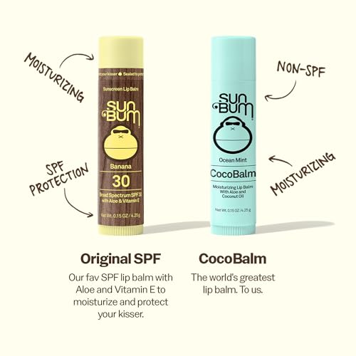 Sun Bum SPF 30 Sunscreen Lip Balm | Vegan and Cruelty Free Broad Spectrum UVA/UVB Lip Care with Aloe and Vitamin E for Moisturized Lips | Coconut Flavor |.15 oz - Image 5