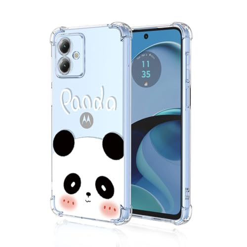Transparente IPhone 14 Hülle Mit Panda-Motiv – TPU, Vergilbungsfrei, Stoßfest & Dünn