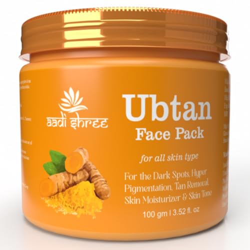 Image of Ubtan Face Pack with Turmeric & Saffron for Normal to Oily Skin For Men & Women-100gm
