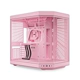 Hyte Y70 Mid-Tower ATX Gaming PC Desktop Case - Panoramic Tempered Glass - Dual Chamber - High Airflow Chassis - PCIE 4.0 Riser Cable Included - New Modern Aesthetic - Strawberry Milk (Pink)