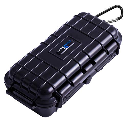 Casematix 7 Inch Waterproof 360 Action Camera Case Compatible With Ricoh Theta Z1 360 Degree Camera, Case Only #TOP1