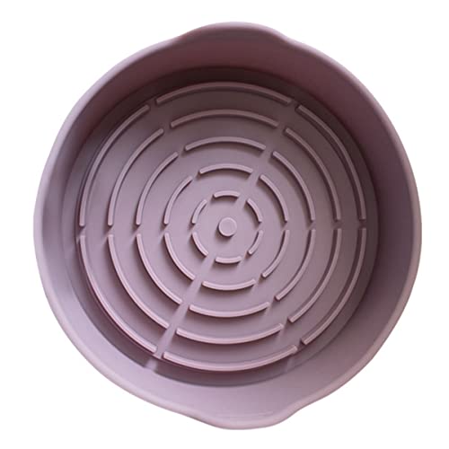 Kichvoe Accessories Replacement French Tray Fryer Gadget for Cm Heating Chicken Air Draining Paper Xx. Baking Fries Household Basket Oven Kitchen Barrel Cooling Pot Pink Silicone Drain