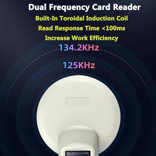 Lecteur de microchip pour animaux et scanner portable de tag pour bétail - 4