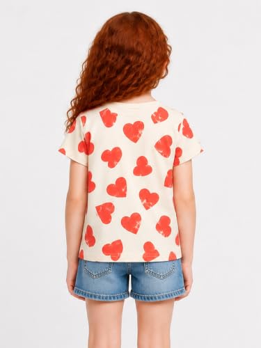 Image of LittleSpring Kids Short Sleeve Graphic T-Shirt 100% Cotton