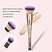 Daubigny Makeup Brushes Dual-ended Foundation Brush Concealer Brush Perfect for Any Look Premium Luxe Hair Rounded Taperd Flawless Brush Ideal for Liquid, Cream, Powder,Blending, Buffing,Concealer