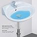 Popup Bounce Bathroom Sink Drain Stopper, Stainless Steel Wash Basin Drain Filter with Anti - Clogging Basket, Thickened Silicone Gasket for Home Bathroom, Easy to Install No Tools