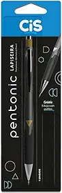 Lapiseira Profissional Pentonic 0.9 - Preta - Blister com 1 unidade + 1 tubo de grafite