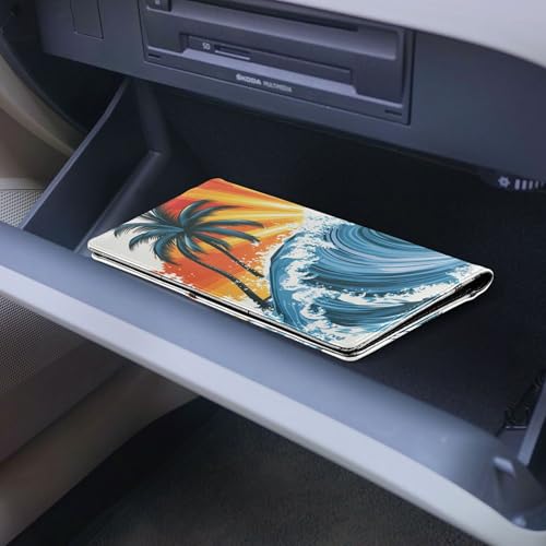 Organizador de carro de cuero PU miniatura 6
