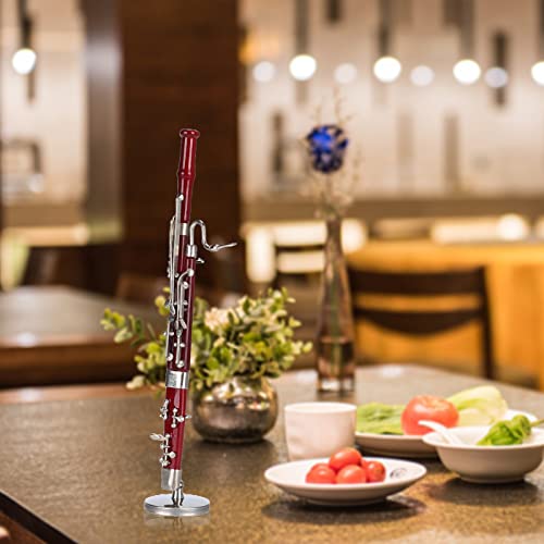 Agatige Bassoon Christmas Ornament, Miniature Decoration Mini Musical Instrument Model Gift Craft 17Cm #TOP4