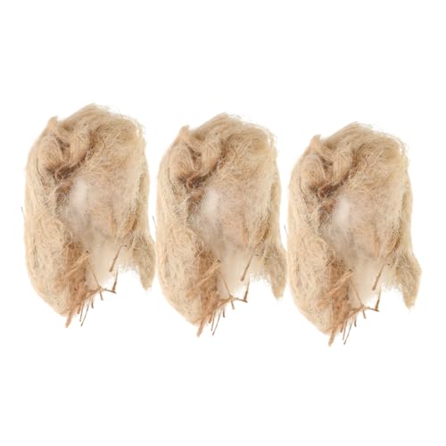 Toddmomy 3 Contenants Matériaux De Nidification pour Pinsons Et Canaris Adaptés Aux Cages De Jardin Et Aux Troncs D'arbres