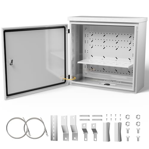 IP67 Waterproof Electrical Junction Box - Clear ABS & Steel | Out...