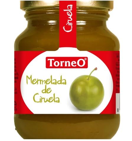 Mermelada de ciruela de 330 g, paquete de 4 unidades.